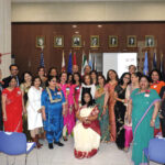 The President Beena Kothari (seated) with IALI family