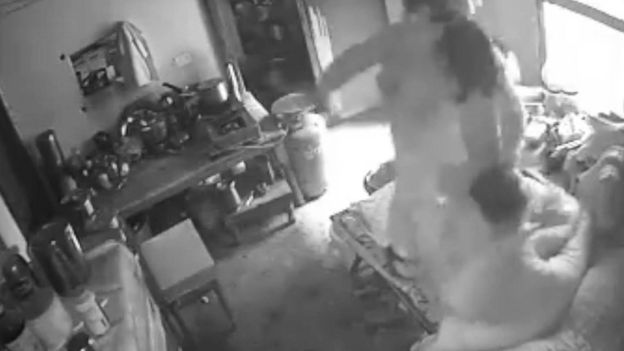 The graphic footage has sparked global outrage