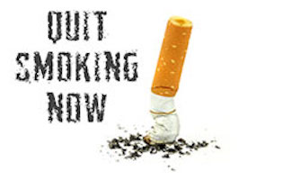 Quit smoking now .