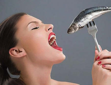 Eating excess fish