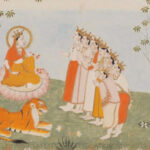 A painting of Hindu deities at the forthcoming exhibition of Hindu, Jain, and Buddhist Art from the Indian Subcontinent a Santa Barbara Museum