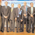 The new team with guests. L to R: Vineetha Nair, Parveen Chopra, Kamlesh Mehta, HR Shah, Dr Ajay Lodha, Dr. Thomas Mathew Joys, Ginsmon Zacharia, Shomik Chaudhuri, Prof Indrajit Saluja and Korason Varghese.