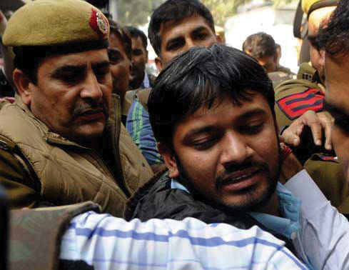JNU student Kanhaiya Kumar was beaten on Feb 17 (Wednesday) by a group of lawyers while he was being taken into a Delhi court.