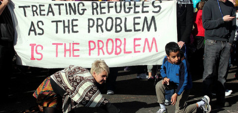 Refugee Rights Protest at Broadmeadows, Melbourne