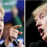 The Frontrunners - Democrat Hillary Clinton and Republican Donald Trump