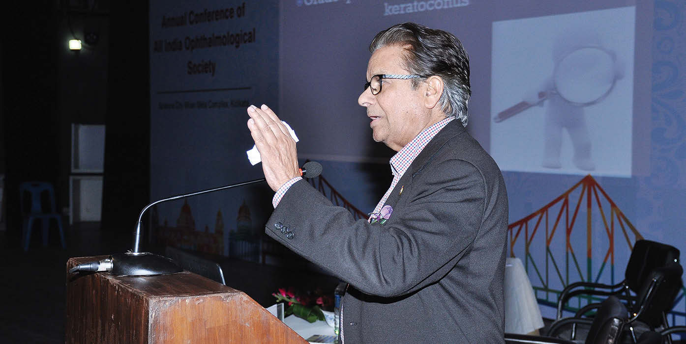 Dr. VK Raju addressed the AIMS