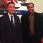 HAB bank officials and Mr. KK Mehta at the event. From L to R: Rizwan Qureshi SEVP HAB Bank, Saleem Iqbal, President HAB Bank, K.K. Mehta, Senior President & Partner KK Mehta CPA PLLC and Zilay Wahidy, EVP HAB Bank.