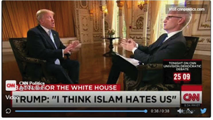 trump islam hates us