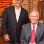 Nextt CEO Arun Agarwal with Texas Governor Greg Abbott