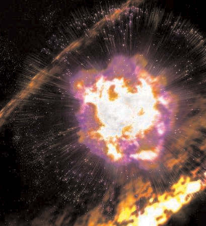 Supernova showered Earth