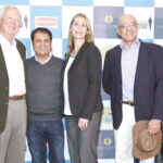At the launch. From left to right: Neeraj Arora, EVP, Head of International Business, Sony Pictures Network; Vagn Fausing, Owner Representative, Kawan Foods; Rahul Walia, Founder South Asian Spelling Bee; Hayley Freundlich, Director, Diverse Markets and Marketing Support, MetLife; Nasser Beg - Bombay Trading, Britannia Agency; Jaideep Janakiram, SVP International Business- Head of North America, Sony Pictures Networks