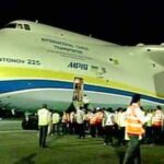 PIC 4 Biggest Cargo aircraft lands in Hyderabad