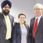 Representatives of three religions- Sikhism, Hinduism and Islam- shared knowledge and experience about their faith.