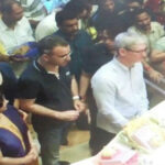 Tim Cook @Siddhivinayak-Temple