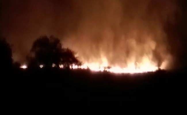 Massive fire broke out at an ammunition depot in Maharashtra’s Pulgaon on May 31 around 1 am IST.