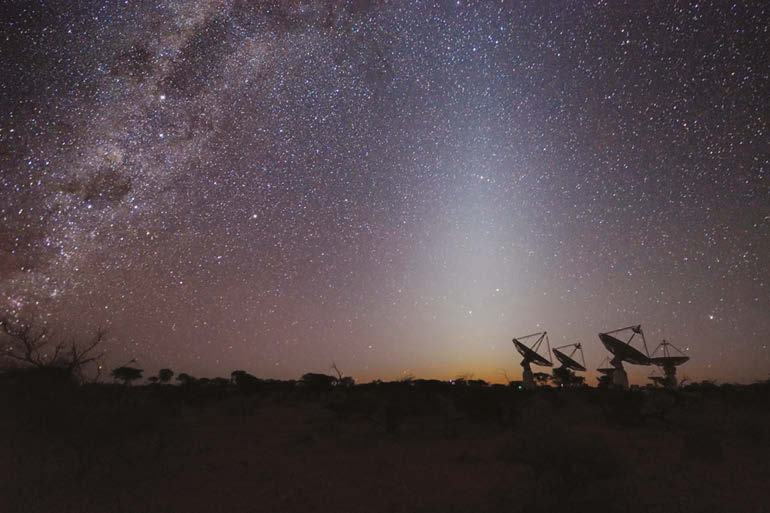 HYDROGEN SIGNAL FROM REMOTE GALAXY