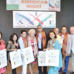 Recipients of Nassau County Awards with organizers and guests. L to R: Bobby Kumar Kalotee, Kusum Gupta, Trustee Vedic Heritage, Beena Kothari, President IALI, Nishi Bahl, President Panache Entertainment, Sangeeta Bahl, President Rotary Sunrise Jericho, Legislator Rose Marie Walker, Dr Arunabh Talwar, Pulmonologist, North shore University Hospital, Neelam Modi, Cultural Chair IALI, Vijay Goswamy Board Member IAF, , grand sponsor and Honoree Harry Singh, President BOLLA OIL CORP, Nassau County Parks Commissioner Brian Nugent, Mohinder Singh Taneja Board of Trustee, Indu Jaiswal, Chairperson. Gobind Munjal,Co-Chair
