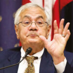 Former Congressman Barney Frank criticized presumptive Republican nominee Donald Trump as self-indulgent and immature, saying that he "has not shown the seriousness you need in the president of the United States."