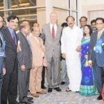 IL Governor Bruce Rauner & Union Minister Venkaiah Naidu joined by ATA leaders and political leaders from A.P. & Telangana