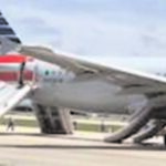 American Airlines flight after report of leak