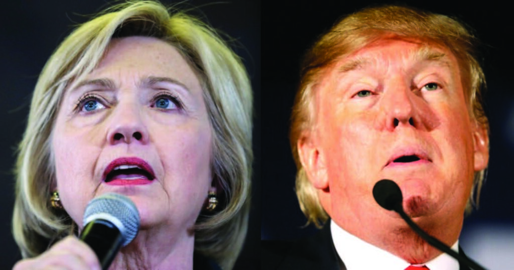 June end polls by Ballotpedia, Quinnipiac University, Fox TV and CNN indicate Clinton is leading over Trump