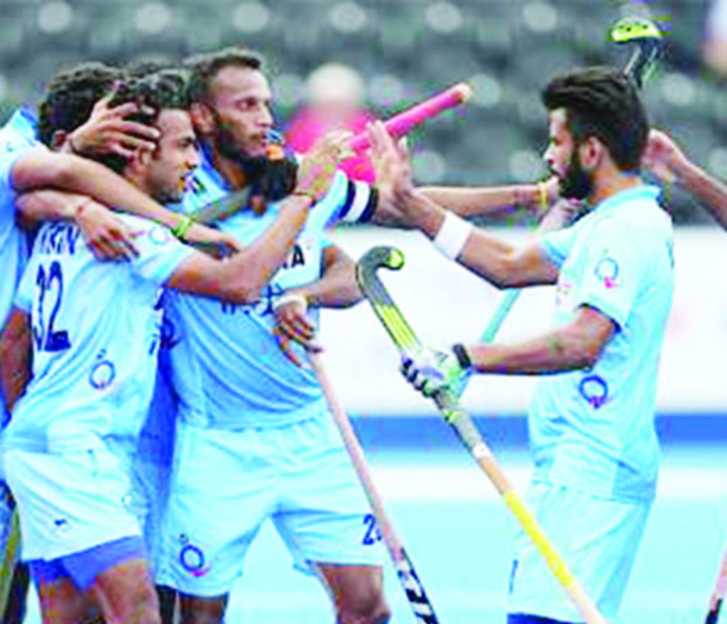 INDIAN MEN’S HOCKEY TEAM JUMPS TO FIFTH PLACE