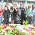A memorial to those shot by the Munich gunman, who was said to be obsessed with mass shootings (Facebook pic)