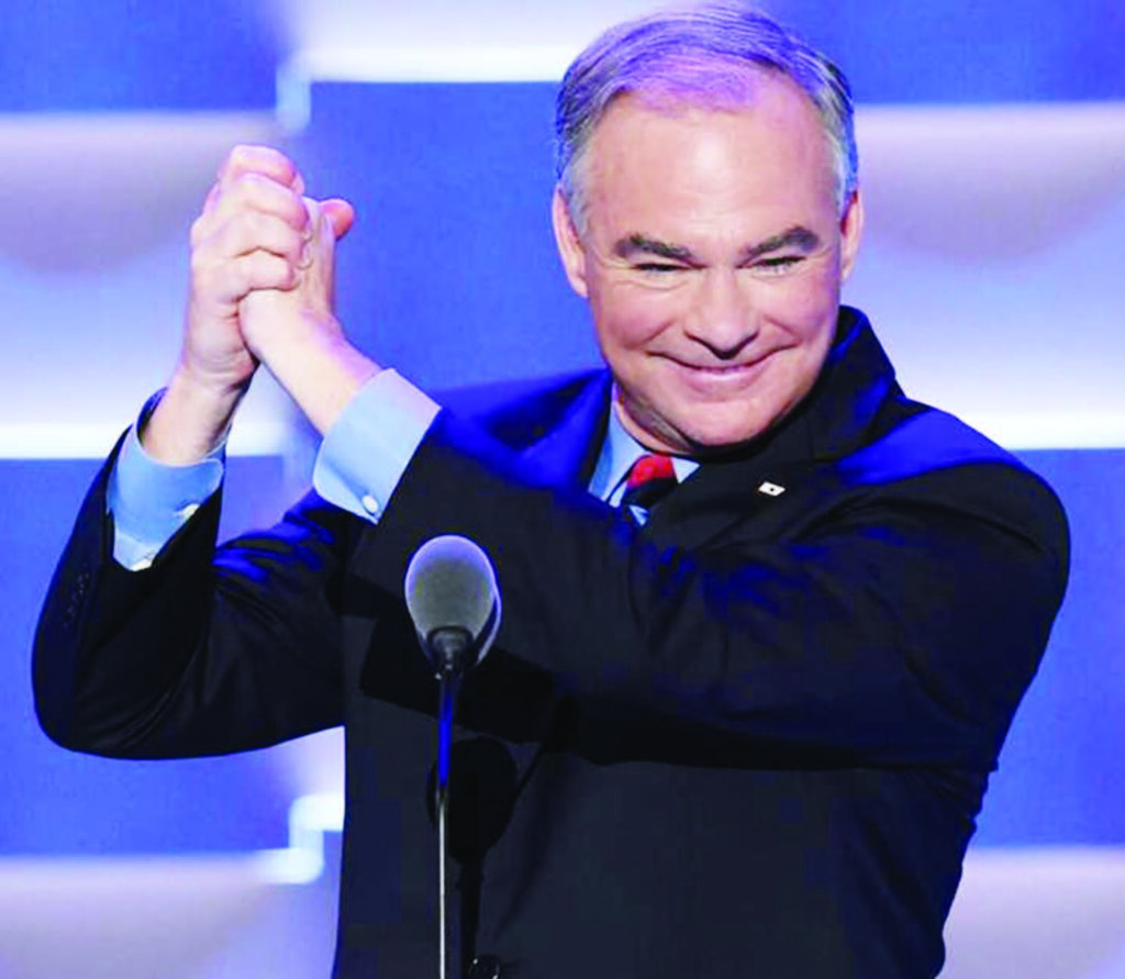 Tim Kaine is the running mate of Hillary Clinton
