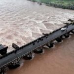 An old bridge connecting to the Mumbai-Goa highway collapsed and was washed away by the Savitri river.
