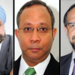 Three diplomats -Navtej Sarna (left), Pankaj Saran (center), Navdeep Suri (right) - are believed to be in the run for Washington posting.