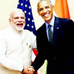 Prime Minister Narendra Modi and US President Barack Obama during a meeting in Vientiane, Laos, on Thursday, September 8.