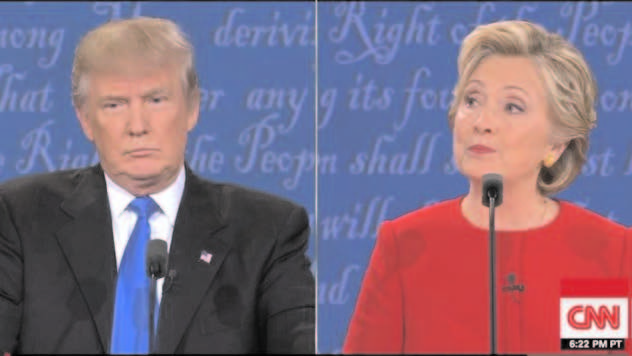 While Hillary Clinton grew in strength the longer the Presidential debate went on, it was Donald Trump who looked visibly tired, and lost for an answer at times