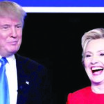 With 12 days left to breasting the tape, both presidential candidates are campaigning at a feverish pitch.  Trump in Ohio on October 27 said: ‘We should just cancel the election and just give it to Trump”. Will Hillary have the last laugh?