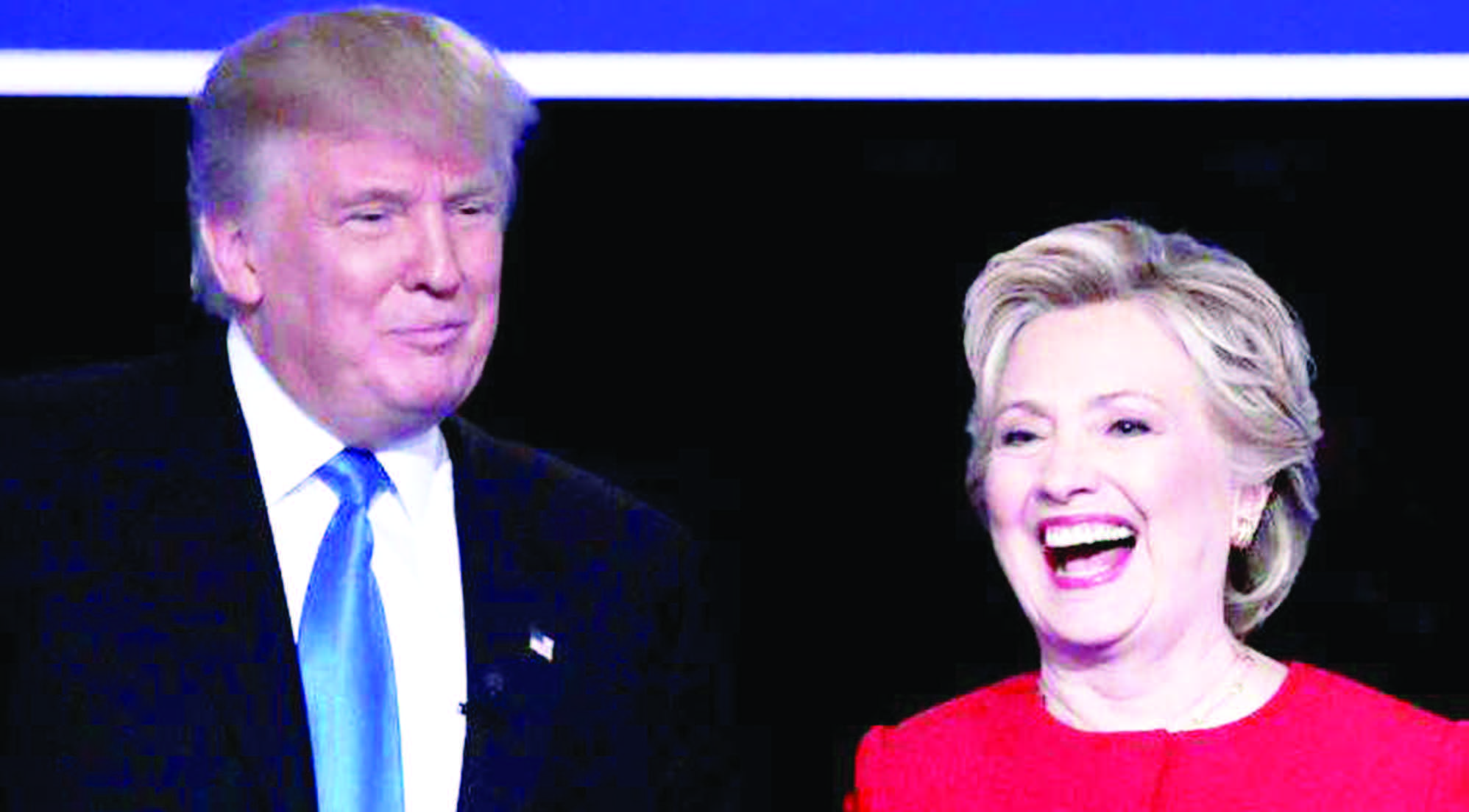 With 12 days left to breasting the tape, both presidential candidates are campaigning at a feverish pitch.  Trump in Ohio on October 27 said: ‘We should just cancel the election and just give it to Trump”. Will Hillary have the last laugh?