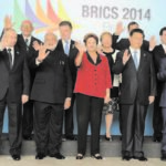 "The decision to invite BIMSTEC countries, in place of SAARC, to the summit is clearly a decision that relocates India's 'neighborhood first' policy to its east." Picture shows BRICS leaders at 2014 summit (File photo)