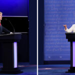 “I will tell you at that time. I will keep you in suspense," Trump said in the primetime debate that lasted for over 90 minutes, reiterating that the current elections are rigged.