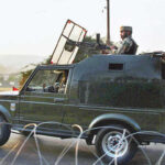 Cost of sub conventional war: Soldiers move around during an encounter with the militants after the recent attack on an Army base camp in Baramulla district of north Kashmir.