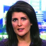 “Every day I hold my breath wondering what he’s gonna say, I mean, I do,” Ms Haley told WIBC Radio’s 93.FM