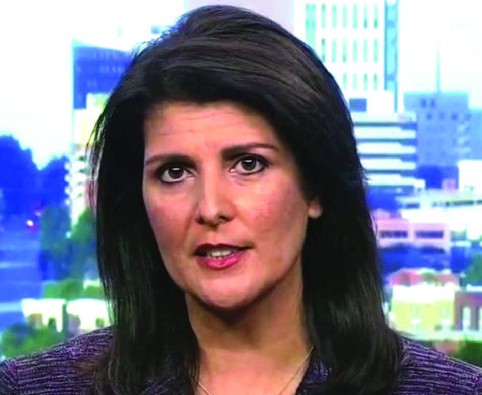 “Every day I hold my breath wondering what he’s gonna say, I mean, I do,” Ms Haley told WIBC Radio’s 93.FM
