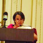 Consul General Riwa Ganguly Das speaking on the occasion