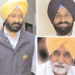 Clockwise from left: Finance minister Parminder Singh Dhindsa has been shifted to Lehra segment, while his cabinet colleagues Bikram Singh Majithia and Sikander Singh Maluka will re-contest from their segments.