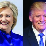THOUGH THE PRESIDENTIAL ELECTION IS BELIEVED TO BE TIGHT, THE LATEST POLLS GIVE HILLARY A SLENDER LEAD OVER TRUMP.
