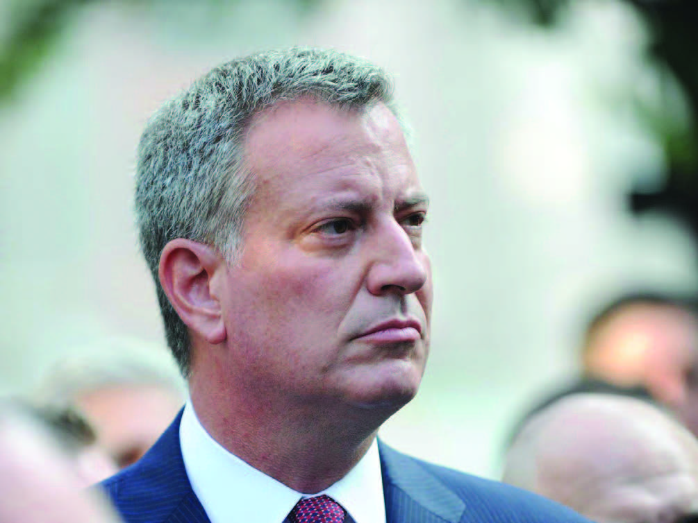 Mayor Bill de Blasio has trouble