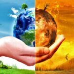 climate change – earth image