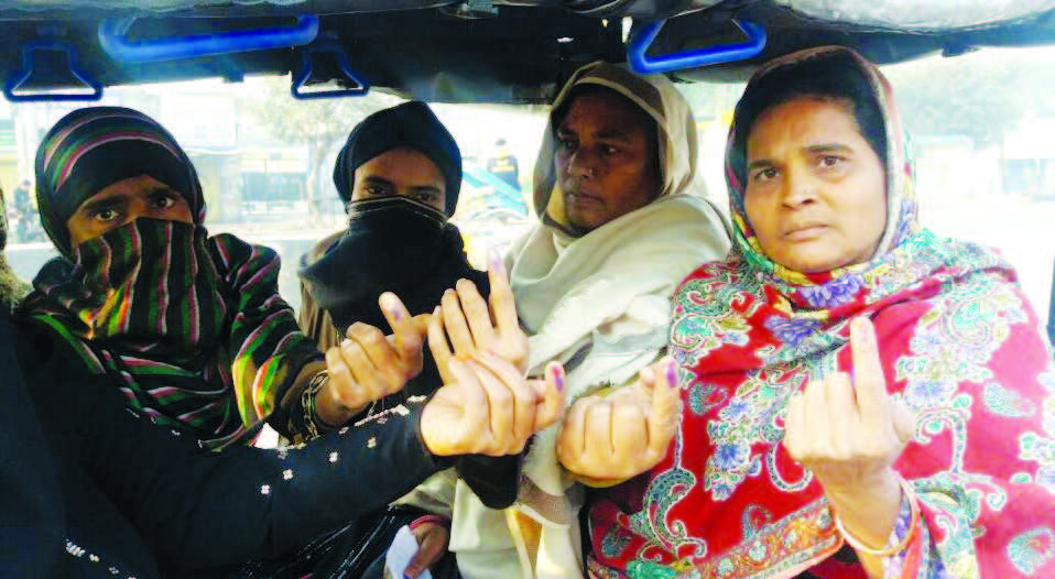 65percent voter turnout in UP