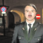 Hitler lookalike arrested