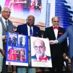 Seen in the picture from L to R: Poet Vaira Muthu, Justice PN Prakash, Justice Dr Lakshmanan, Dr Seetharaman and Lt Gen Ahluwalia.
