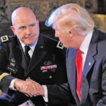 McMaster (left) with President Trump