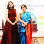 Premal Badiani poses with Consul General Riva Ganguly Das