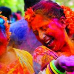 HOLI LET THE COLOR SHOWER JOY